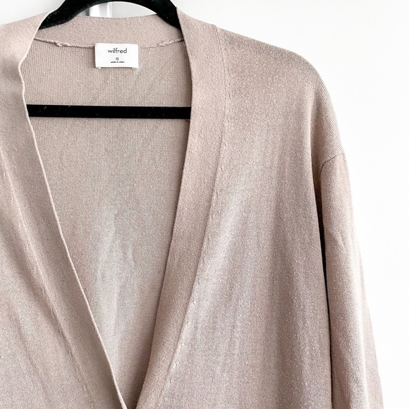 WILFRED Long Neutral Cardigan - Picture 5 of 12